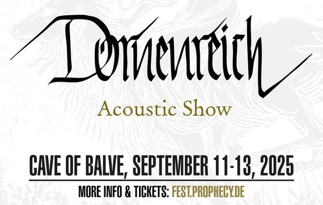 LETZTES KONZERT 2025 NÄCHSTE WOCHE BEIM PROPHECY FEST (01.09.2025)